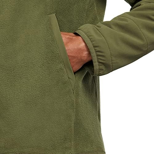 Nike Therma fleece puni zip zimizirana - grubo zelena - muška velika