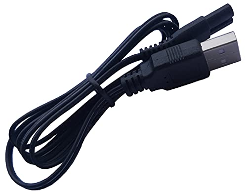Visokokvalitetni 2-pinski kabel za punjenje kompatibilan s električnim trimerom za dlake na tijelu i britvicom 97800, frizerom za kuglice