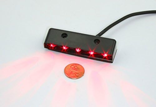 LED pozadinsko osvjetljenje kartice-velika snaga - 5 LED dioda-crvena LED ispod ploče za osvjetljenje prostora za noge