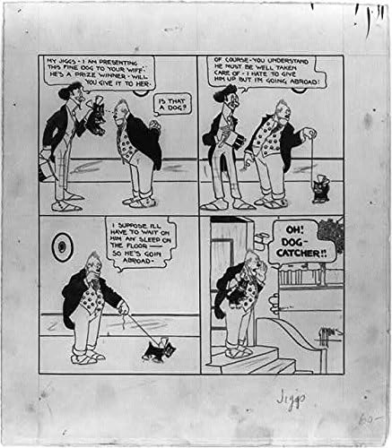 PovijesneFindings Foto: Fotografije samo iz stripa Strip, odgajanje oca, hvatača pasa, Maggie, Jiggs, 1916