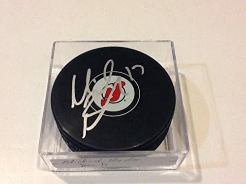 Michael Rider potpisao je hokejaški pak nj Davils s autogramom-NHL Pakovi s autogramom