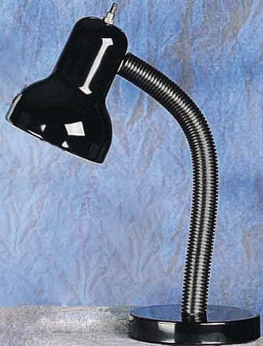 Lite Izvor LS-211BLK GOOSY 15-inčna stolna svjetiljka od 60 vata, crna