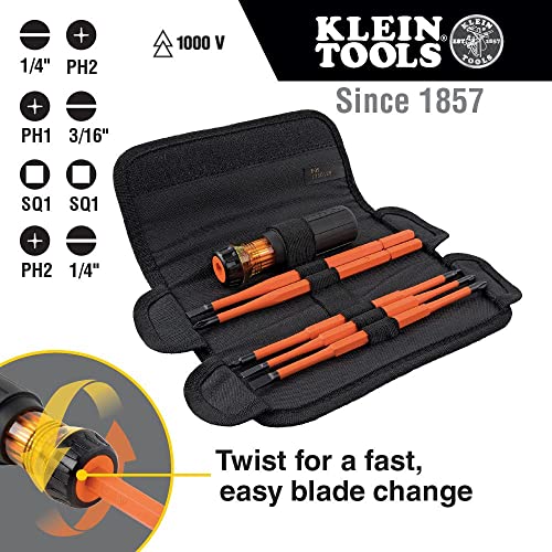 Klein Tools ET450 Napredni pronalazač prekidača i žica za praćenje i 32288 izolirani odvijač, odvijač od 8-in-1 s izmjenjivim noževima,