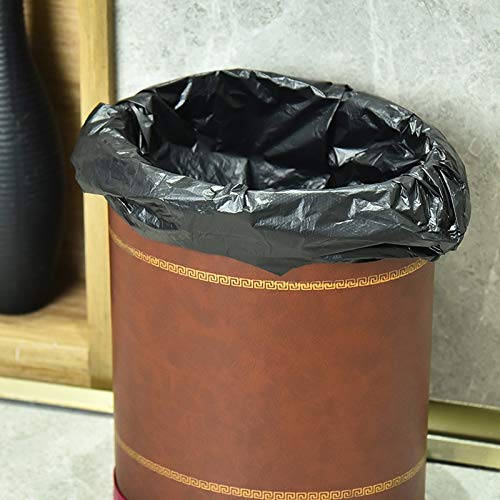 Zukeeljt kante za smeće mogu se staviti u dnevnu sobu i spavaću sobu s kožnim cilindričnim kantama za smeće