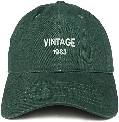 Mala modna trgovina Vintage 1983, vezena podesiva pamučna kapa za 40. rođendan