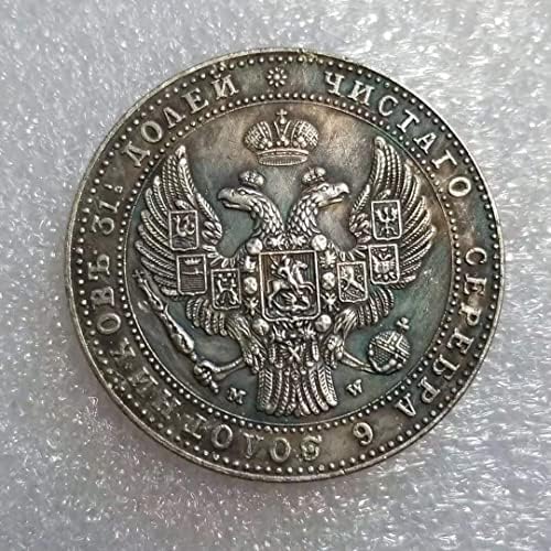 Antikni zanat 1839. Poljska inozemna komemorativna kovanica srebrni dolar