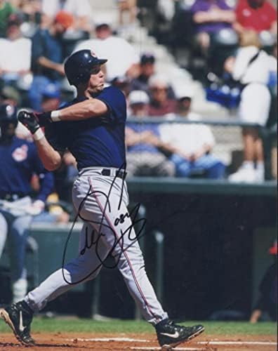 Indijanci Sean Casey Cleveland potpisali su Autografirani 8x10 Fotografija W/CoA - Autografirane MLB fotografije