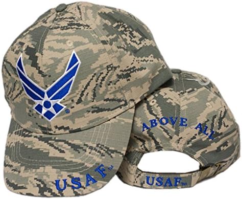 Američko ratno zrakoplovstvo iznad svega kamuflaža između digitalnih vezenih kapa šešir