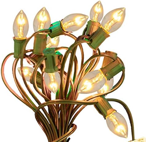 EST. 1902 unutarnja svjetiljka na otvorenom 99 Keramička Božićna prozirna svjetlucava izmjenjiva Svjetiljka 917 utičnica u stilu kandelabra