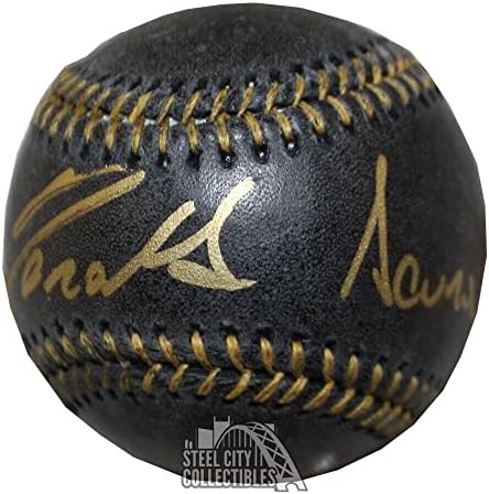 Ronald Acuna Autografirano puno ime Black MLB bejzbol - JSA - Autografirani bejzbols