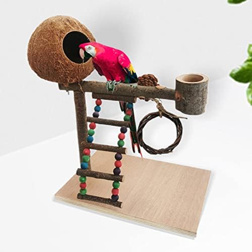 Ｋｌｋｃｍｓ PITK PRICOM STAND Toy, ljestvicu igrališta u papiru, vježba penjanja na drva za papagaj koctitiel finches macaws, stil c 35x20x35cm