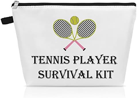 Darovi za tenisače za žene teniske torbe za ljubitelje tenisa darovi za tenis mama pokloni za trener tenis kozmetičke torbe božićni