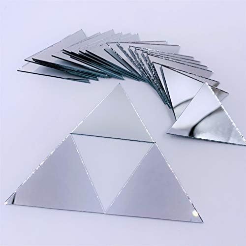 2 inčni trokut ogledala mozaik pločica zanatske ogledala 50 pcs
