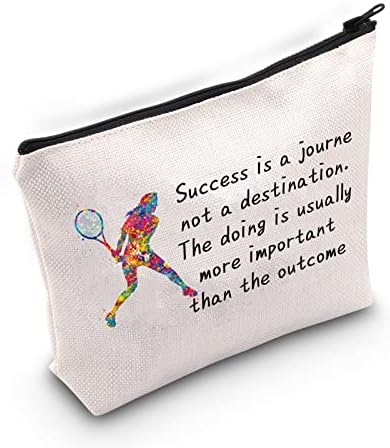 TOBGB teniski poklon tenis nadahnut patentnom zatvaračem tenisač kozmetičke torbe teniski tim žena poklon