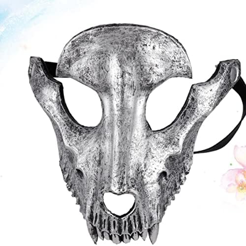 BUSTYARD SER od 2 Halloween maske pola Halloween Head Halloween Animal Hall Face Masquerade Animal Masks lice lice skeleta lubanja