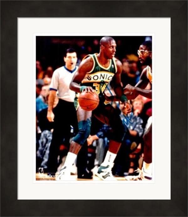 Xavier McDaniel Autographed 8x10 Fotografija br. 1 Matted & Framed - Autografirane NBA fotografije