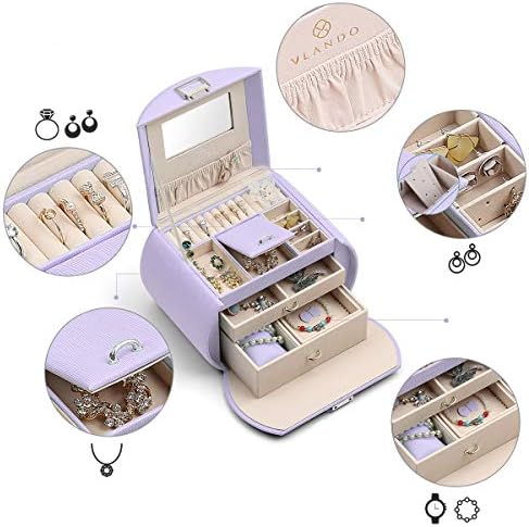 Kutija za nakit u Princezinom stilu + glazbena kutija za nakit za djevojčice s ladicom