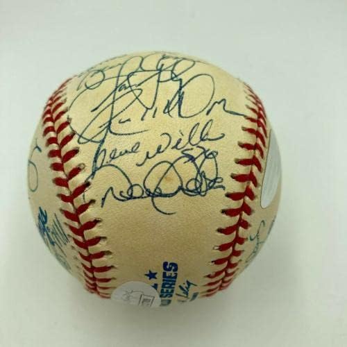 1999. Yankees tim potpisao bejzbol Svjetske serije Derek Jeter Mariano Rivera JSA - Autografirani bejzbol
