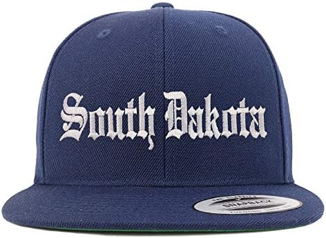 Modna trgovina Južne Dakote sa starom engleskom bejzbolskom kapom izvezenom u mn