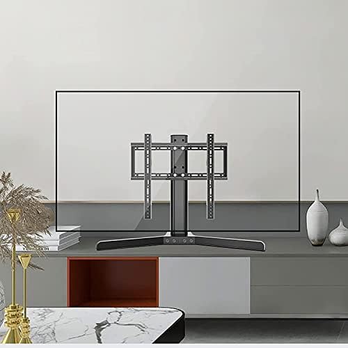 TV zid montiran, nagnuto TV nosač nosača Univerzalna tablica TV stalak sa 120 ° mehanički kut dizajn baze, tabletop za podešavanje