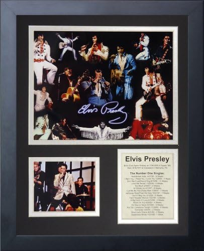 Legende nikad ne umiru Elvis Presley uokvireni foto kolaž, 11x14-inča,