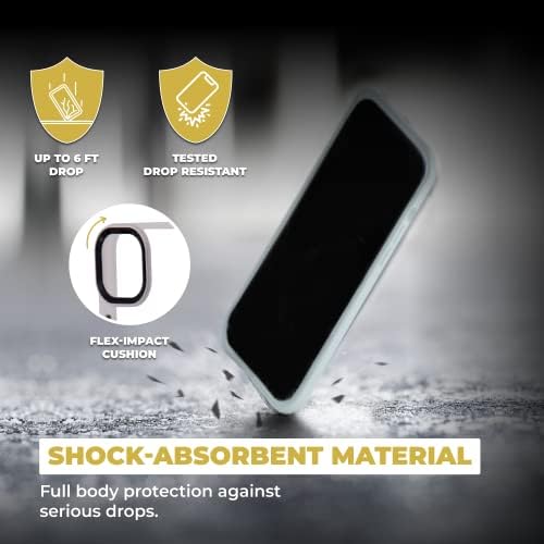 ARZOO Clear Clean za iPhone 14 Plus - tanki pokrov silikona otporan na udarce - vitak, tvrdi i zaštitni iPhone 14 Plus kućište odbojnika