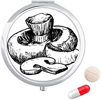 Realistični crtež ilustracije kutija za tablete džepna kutija za pohranu lijekova spremnik za doziranje
