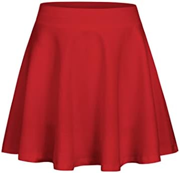 Suknje s kratkim hlačama za djevojčice elastična teniska suknja s visokim strukom s 2 džepa sportske kratke hlače za vježbanje golfa