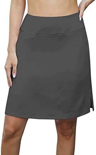 Hount Women's 20 dužine koljena Golf Skorts suknje teniske suknje duga atletska casual sportska suknja s 4 džepa