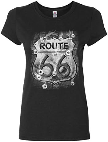 Route 66 Rupe za ženske majice za ženske majice Majčinu majicu za autoceste Majke Road