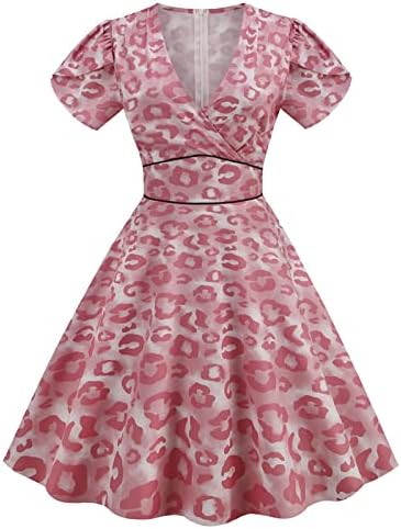 Twgone vintage haljine za žene iz 1940 -ih koktele haljine ljuljajući čajne haljine rockabilly haljine