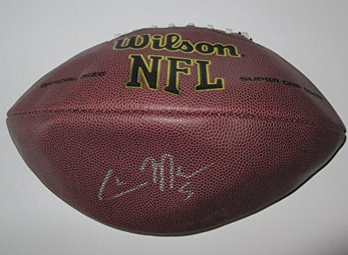 Christian McCaffrey Autographid Wilson NFL Football, Carolina Panthers, Stanford Cardinal