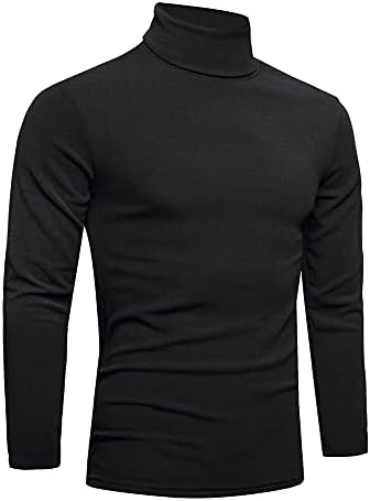 Muška kornjača Slim fit pulover gornji toplinski majica s dugim rukavima