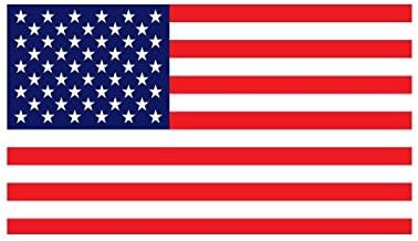 Boldergraphx 2026 američka zastava naljepnica 3 x 5