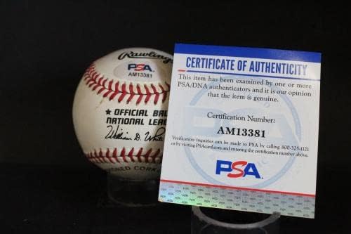 Hank Aaron potpisao autogram bejzbol autografa Auto PSA/DNA AM13381 - Autografirani bejzbol