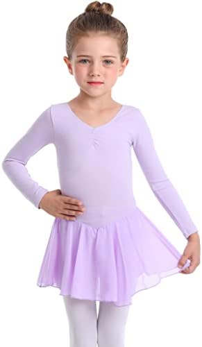 Klasična Plesna gimnastička haljina za balerinu kratkih rukava