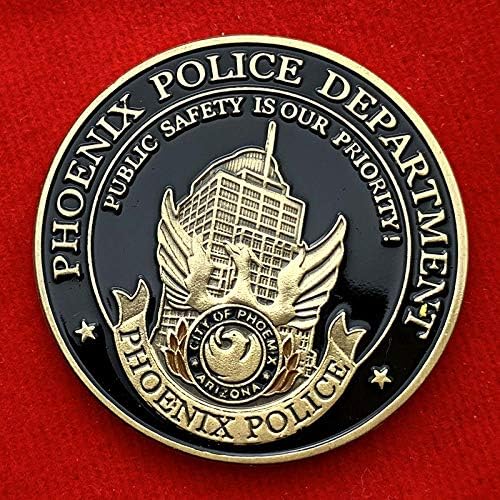 Sjedinjene Države Phoenix Policijska uprava suvenir brončana kovanica Komemorativni novčić Coin Coin