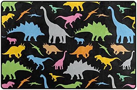 Šareni uzorak dinosaura Veliki mekani prostirke prostirke vrtića prostirka prostirka za djecu koja igraju spavaću sobu dnevna soba