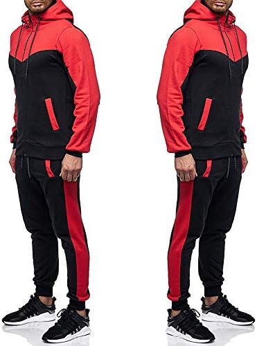 Jesenski gornji zimski setovi sportski paket odijelo muške trenerke trenirke hlače muške bluze veličine crvene boje