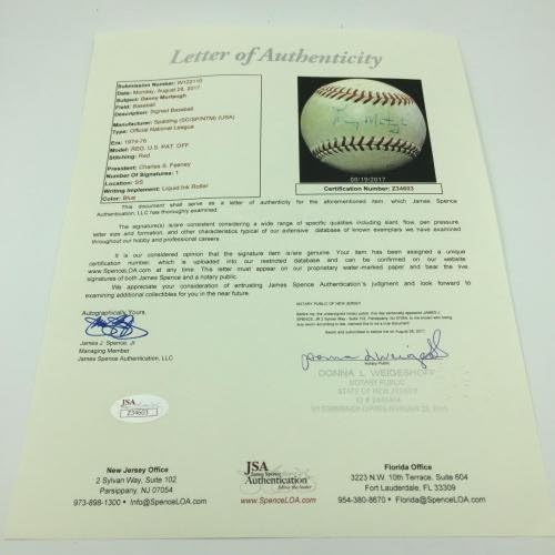 Rijetki singl Danny Murtaugh potpisao je bejzbol Nacionalne lige s JSA Coa Pirates - Autografirani bejzbol