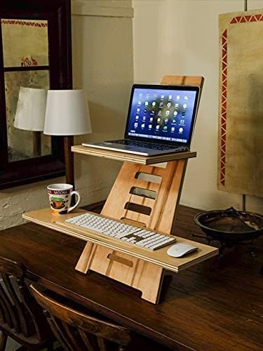 Kyzen stol za laptop - napravljen u SAD -u - pretvarač stojećeg stola - lagan i izdržljiv - izvrstan za rad ili proučavanje, slično