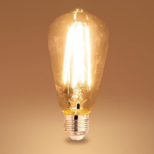 Edison led svjetiljka od sumraka do zore 919 ekvivalent od 60 vata 800 lumena Topla bijela boja 2700k žarulja sa žarnom niti u vintage