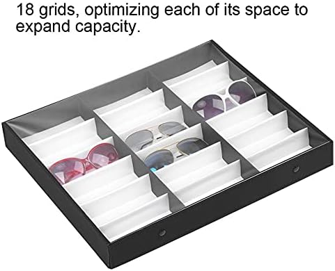 AC207 18 GRIDS SACHESE Organizator prozirnih poklopca Sunčane naočale Nakit za skladištenje nakit Izdržljivi