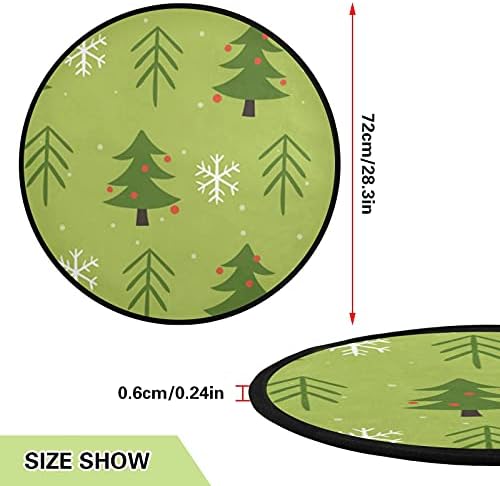 Zimska zelena stabla snježna pahuljica božićno drvce vodootporno stalak za stablo stalak za pladanj tepih ispod božićnog drvca pribor