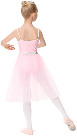 Lionjie Little Kids Girls Romantic Sequin Camisole Tutu kostim baleta za ples haljina leotards haljina
