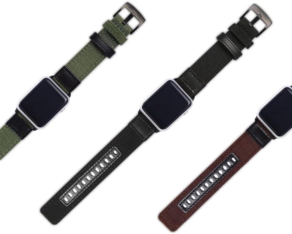 Raamax tkani najlonska tkanina Sportski pojas kompatibilan Apple Watch 49 mm 45 mm 44 mm 42 mm serije Ultra/8/7/SE/6/5/4/3/2/2