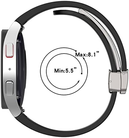 Tucana Magnetska kopča Silikonski bendovi kompatibilni za Galaxy Watch5, Watch5 Pro, Watch4 i Watch4 Classic
