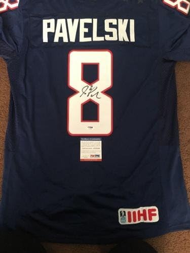Joe Pavelski potpisao je replika replike američke replike za autogramiranje PSA/DNA CoA 1 - Autografirani NHL dresovi