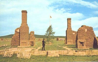 Nacionalni spomenik Fort Union, razglednica New Mexico