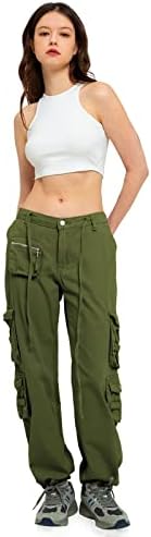 Teretne hlače Žene taktičke vreće planinarenje teretnih hlača s 9 džepova pamučna vojna ležerna vojska borbenih hlača